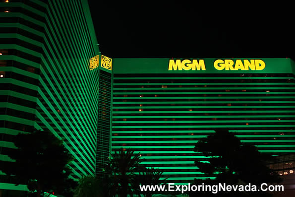 MGM Grand in Las Vegas at Night