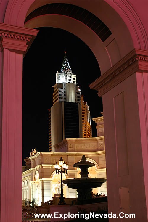 The New York New York Seen From the Monte Carlo