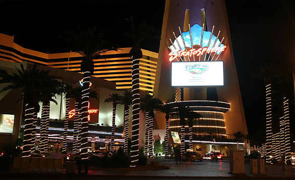 Entrance to the Stratosphere Hotel & Casino in Las Vegas