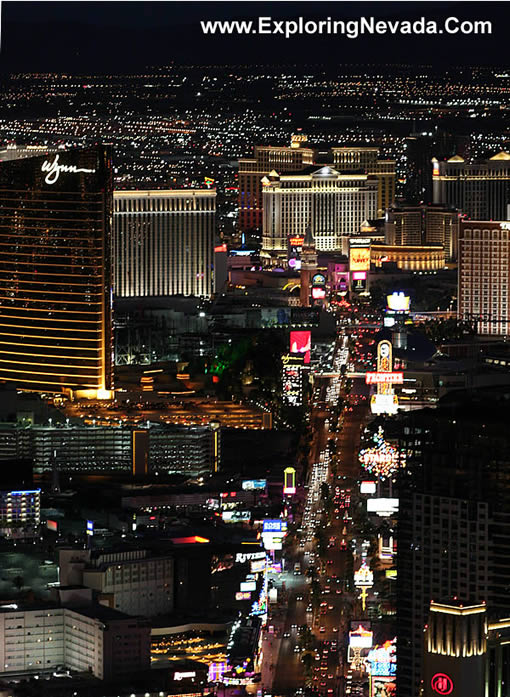 View From the Observation Deck of the Stratosphere