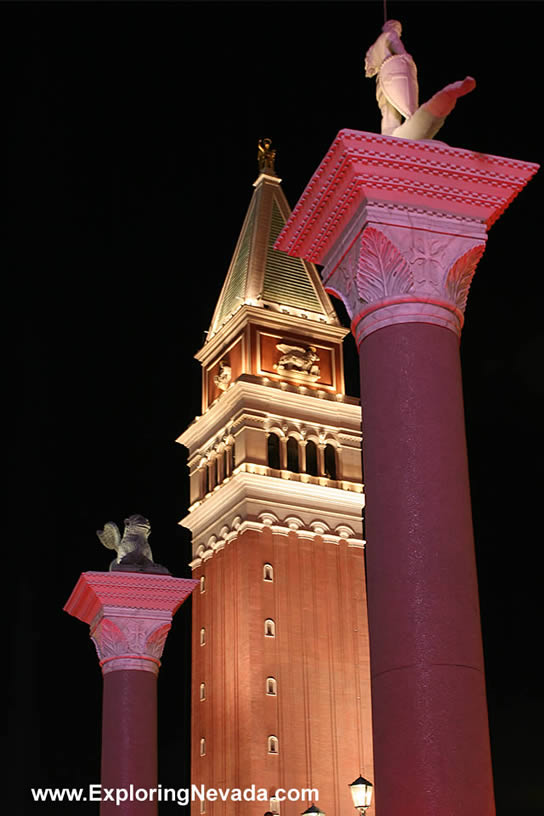 The Venetian Hotel & Casino in Las Vegas at Night