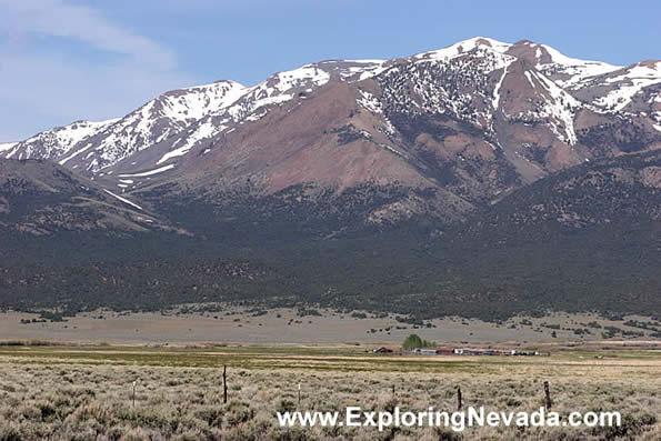 Isolated Ranch and the Snowy Mountains