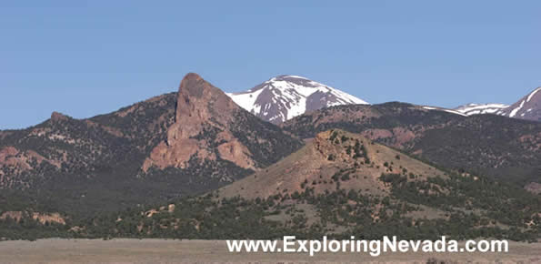 The Tall Foothills of the Toquima Range