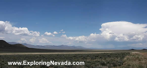 Thunderstorm Forming in the Monitor Valley