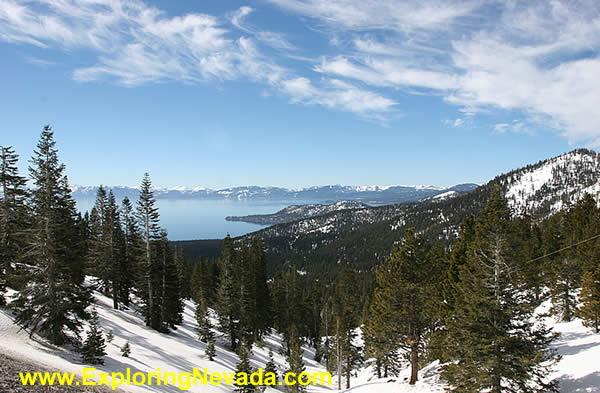 Lake Tahoe Seen From the Mt. Rose Scenic Drive