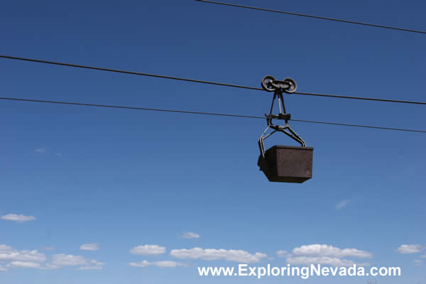 Aerial Tramway Ore Car in Pioche