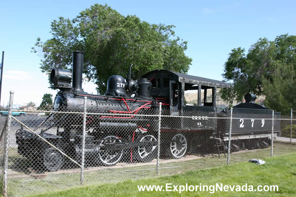 Steam Engine #279 in Pioche, Nevada