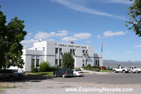 The Lincoln County Courthouse in Pioche, Nevada