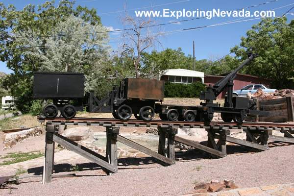 Ore Car Train in Pioche