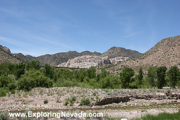 Rock and Mountains of Rainbow Canyon