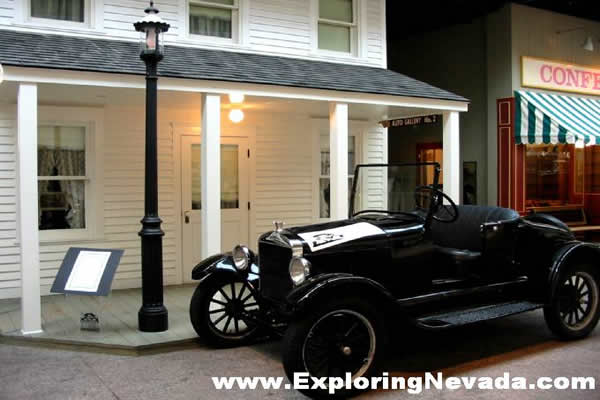 Car at Street Corner in the National Auto Museum