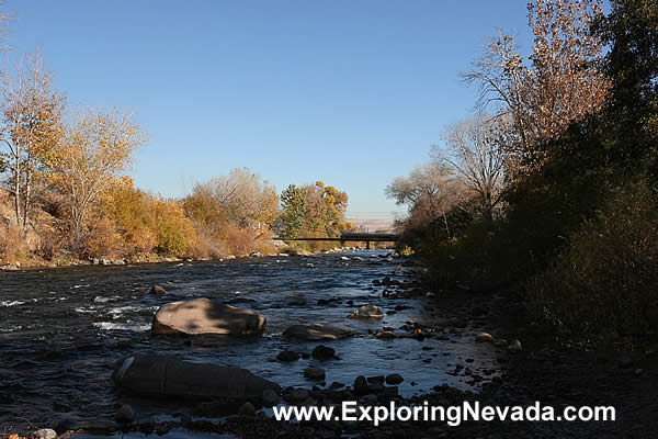 The Truckee River in Reno