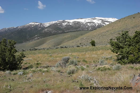 Snow Covered Peaks of the Ruby Mountains