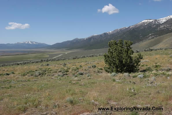 The Massive Ruby Valley and Towering Ruby Mountains