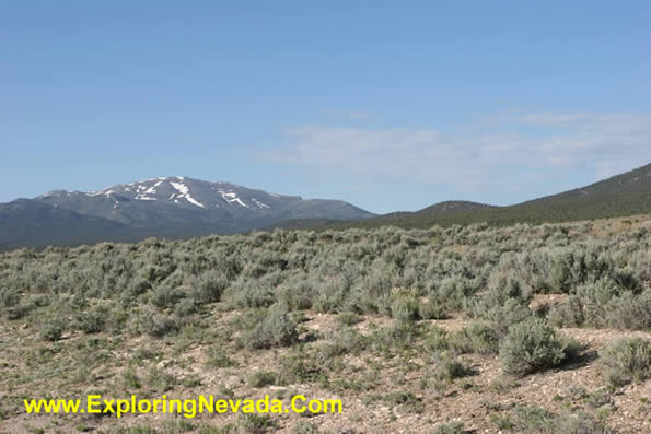 Distant Mountains Seen in the Ruby Valley