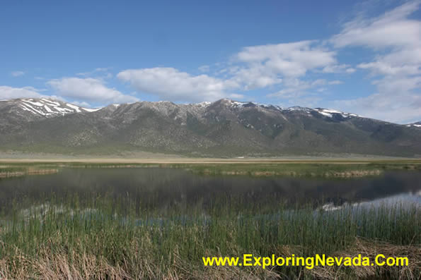 Ruby Lake and the Ruby Mountains