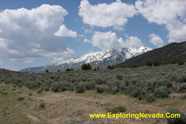 Snow Capped Peaks of the Ruby Mountains