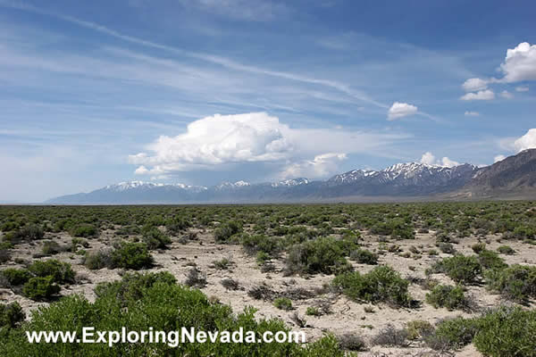 Thunderstorm Over the Toiyabe Mountains