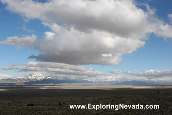 Looking Across the Big Smoky Valley of Nevada