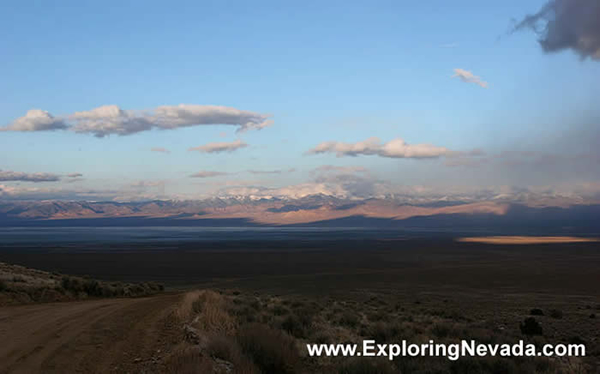Sunset Over the Toquima Mountains in Nevada