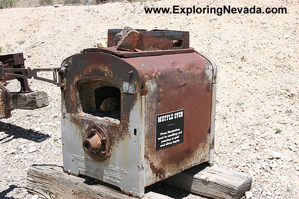 Muffle Oven on Display at the Central Nevada Museum