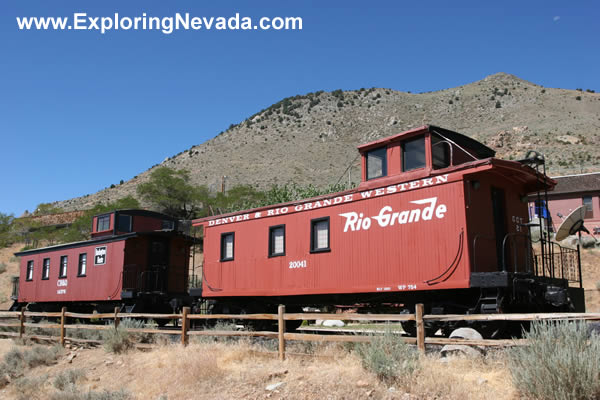 Old Denver & Rio Grand Western Caboose in Virginia City