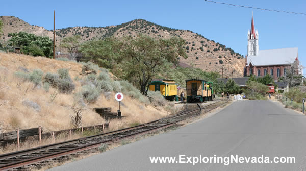 Below the Yard of The Virginia & Truckee Railroad