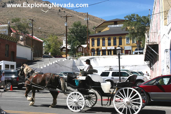 Horse Drawn Carriage in Virginia City