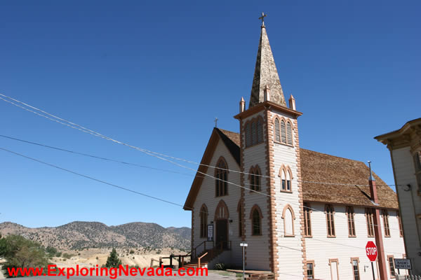 Beautiful Church in Virginia City