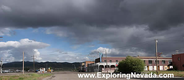 Thunderstorm Approaching Wells, Nevada
