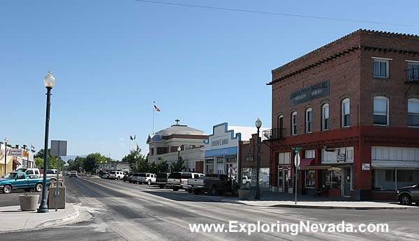 Downtown Area of Yerington, Nevada
